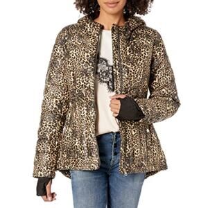 New! Jessica Simpson Packable Quilted Insulated Hooded Puffer Winter Coat Jacket